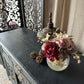 Painted Black Antique Sideboard Victorian Sideboard Heavily Carved