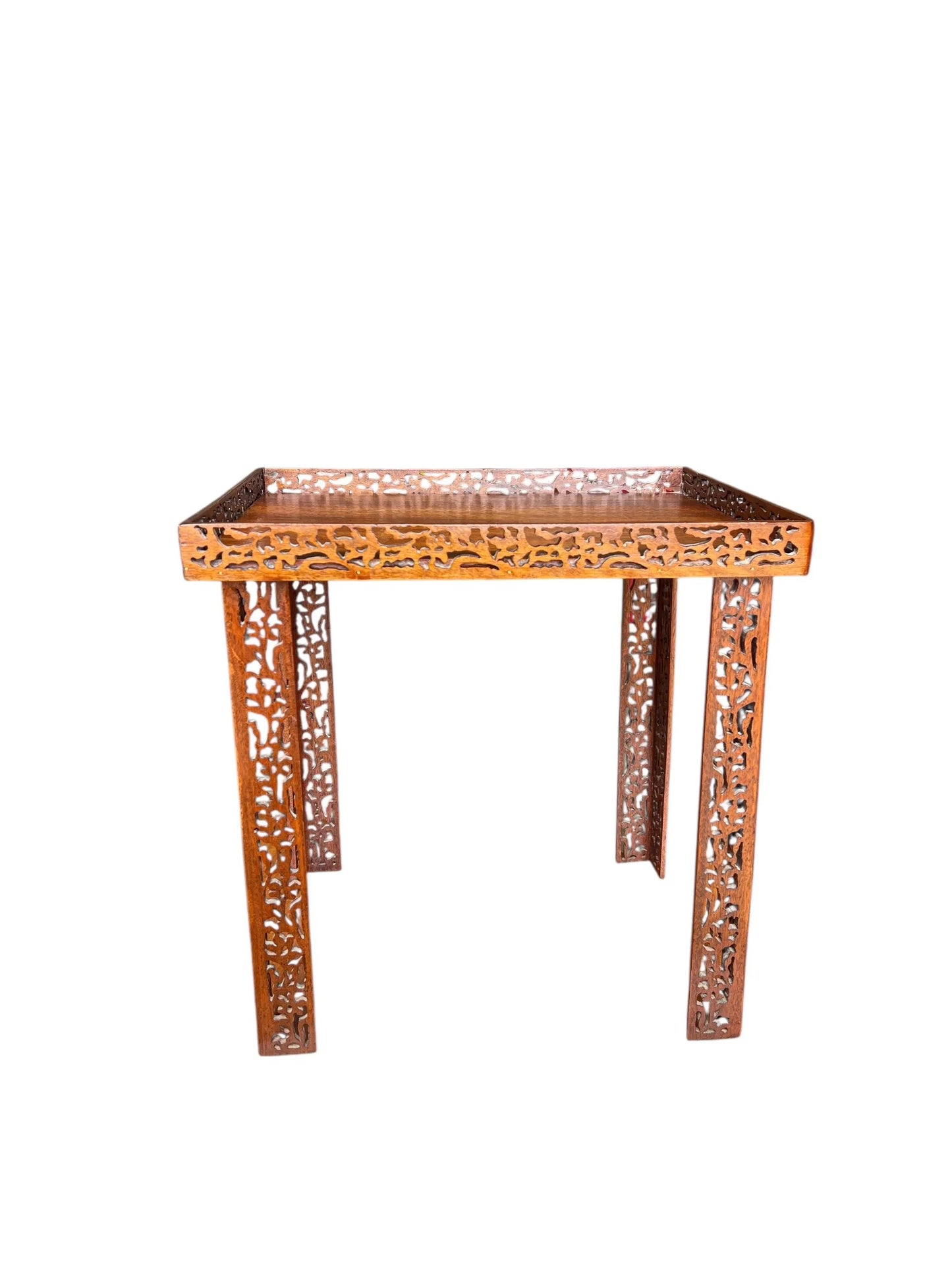 20th Century vintage Chinese Chippendale style small table