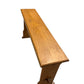 Vintage English Oak Arts & Crafts period bench seat