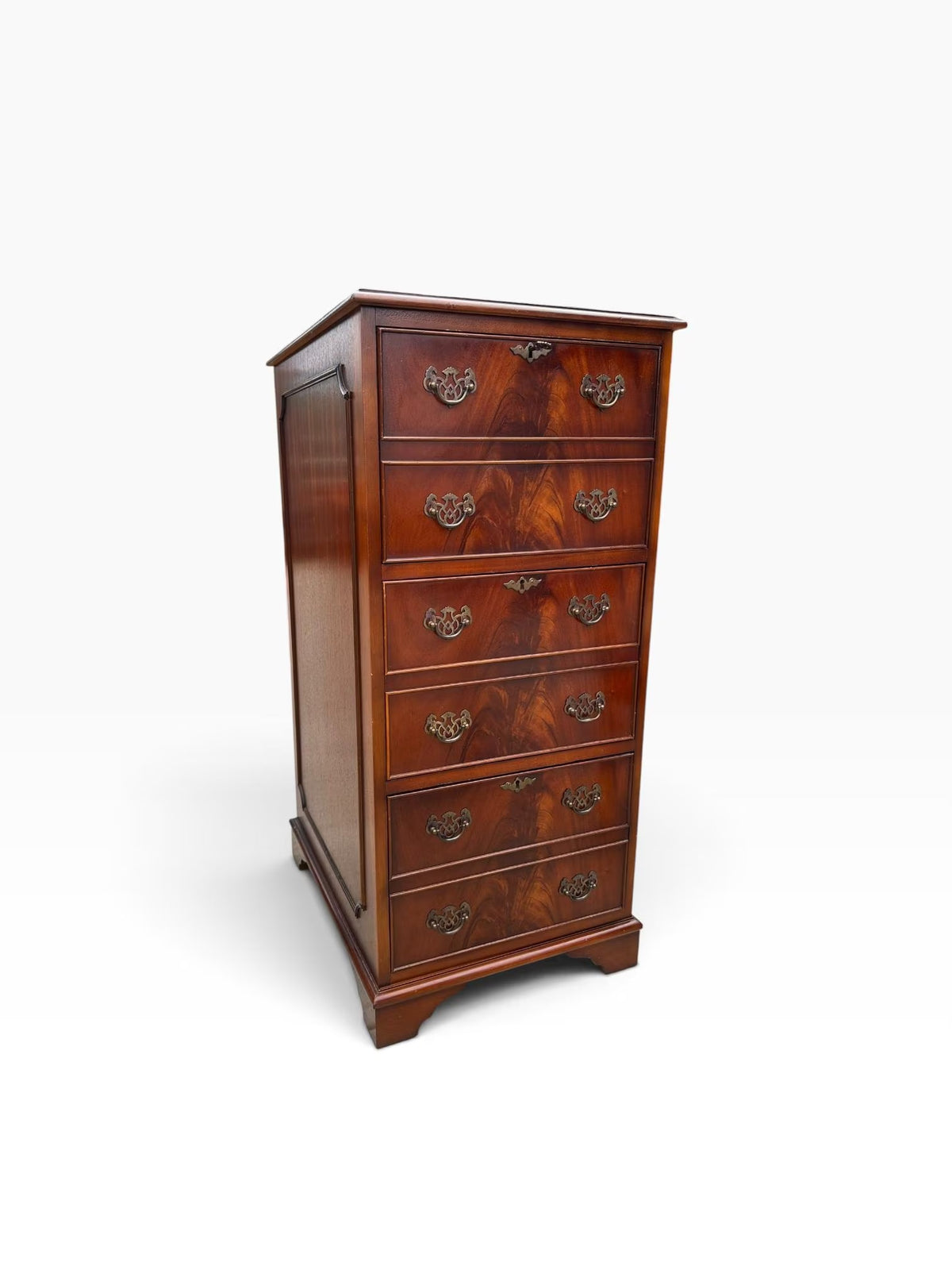 Vintage Tall Georgian style Mahogany filing cabinet drawers
