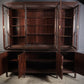 Large Mahogany Breakfront Glazed Bookcase Display Cabinet