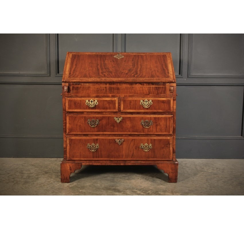 Queen Anne Walnut Writing Bureau, 1700s