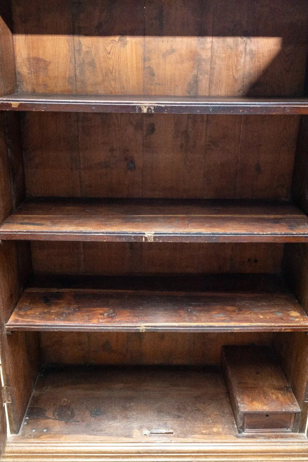 Large Vintage Colonial Indian Hardwood Wardrobe Houskeepers Cupboard