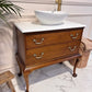 Queen Anne Vintage Vanity Unit With Basin