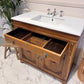 Wooden Carved Vintage Vanity Unit