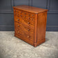 Vintage Victorian Mahogany Chest Of Drawers