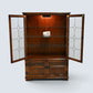 Old Charm Display Cabinet 3 Shelves Tudor Brown Finish #2155 FREE UK Delivery*