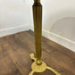 Pair of Circular Gilt Based Tripod Wine Tables with Faux Marble Tops