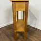 Modern Solid Oak Tall Console Table