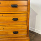 Edwardian Satin Walnut Three Drawer Bedroom Chest