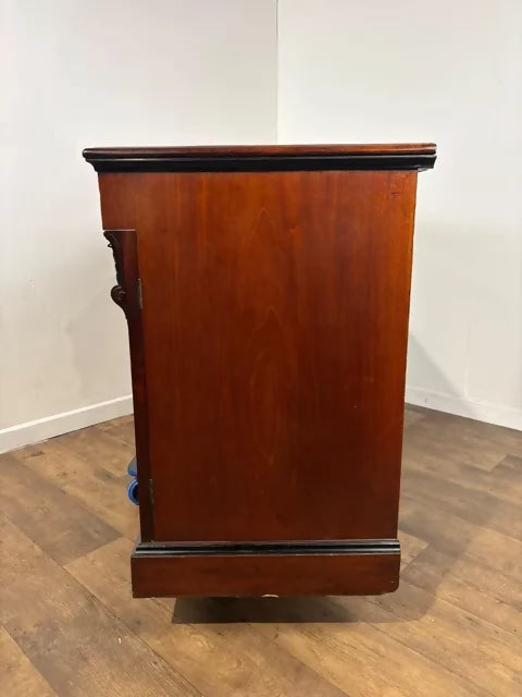 Large Victorian Flame Mahogany Sideboard