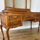 Dressing Table with Mirror Vintage French Louis Oak Vanity Table Makeup LOT 6600