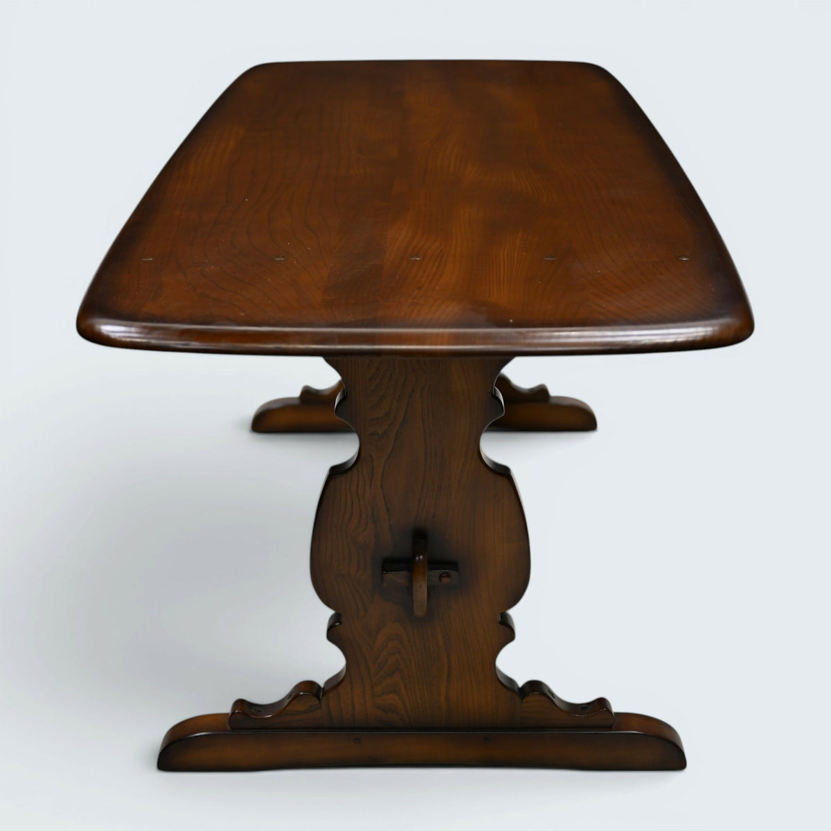 Ercol Refectory Dining Table Golden Dawn Finish #419 Plank Top FREE UK Delivery