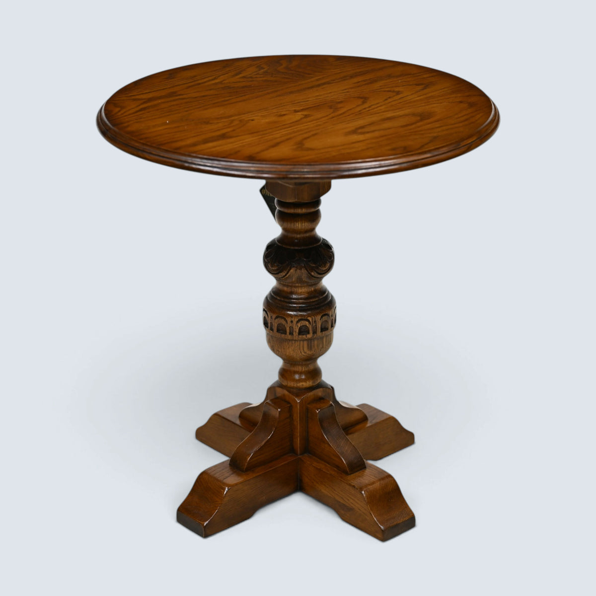 Old Charm Wine/Side Pedestal Table Light Oak Model 2428 FREE Delivery*