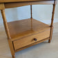 Mid Century Parker Knoll Nathan Teak Side Table with Drawer & Shelf