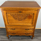 Cabinet Vintage French Louis XIV Style Writing Bureau Carved Sideboard LOT 3526