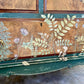 Chest of Drawers Green Botanical style