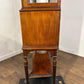Large Edwardian Inlaid Walnut Bow Front Display Cabinet