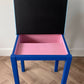 Upcycled Vintage School Desk | Chalkboard Lid & Storage Compartment | Kids Desk