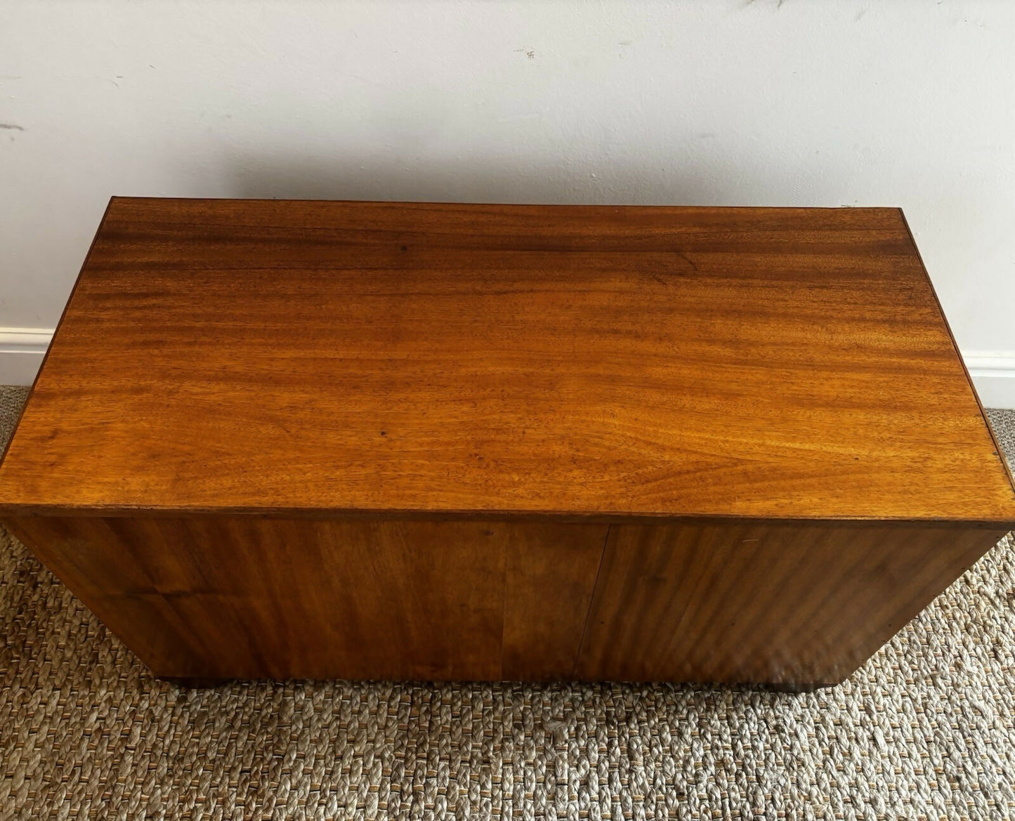Mid Century Teak Blanket Chest Storage Box Coffee Table Danish Style Trunk 1960s