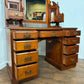 Edwardian Mahogany Twin Pedestal Dressing Table