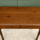 Pitch Pine Console Table / Writing Desk - Arts & Crafts