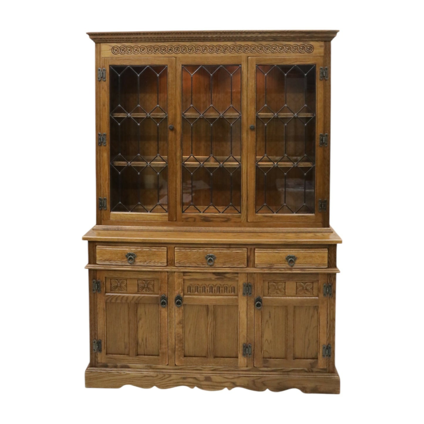 Old Charm Sideboard Base Display Top Cupboards Vintage Finish FREE UK Delivery. SBR9668/1510D