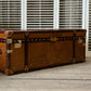 London Tan Handcrafted Leather Livingroom Trunk