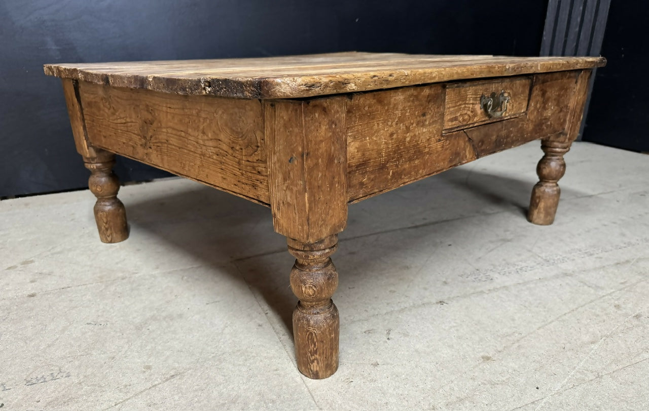 Rustic Pine Coffee Table