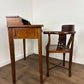 Reproduction Oriental Style Writing Table With Matching Corner Chair