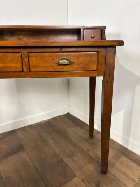 Reproduction Oriental Style Writing Table With Matching Corner Chair