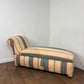Vintage Striped Day Bed with Ottoman Storage