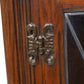 Old Charm Oak Hanging Corner Display Cabinet Tudor Brown #1914 FREE UK Delivery. SBR9573/1909D