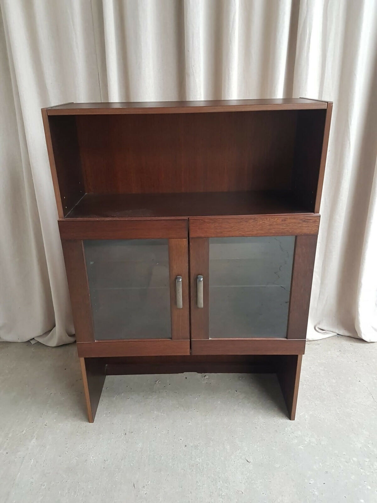 Vintage Late Mid Century Danish Bookcase Shelving Wall Unit Retro Scandi R291