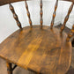 Pair of Oak Tub Style Spindle Back Chairs