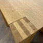 Modern Pair Of Solid Oak Side Tables / Lamp Tables