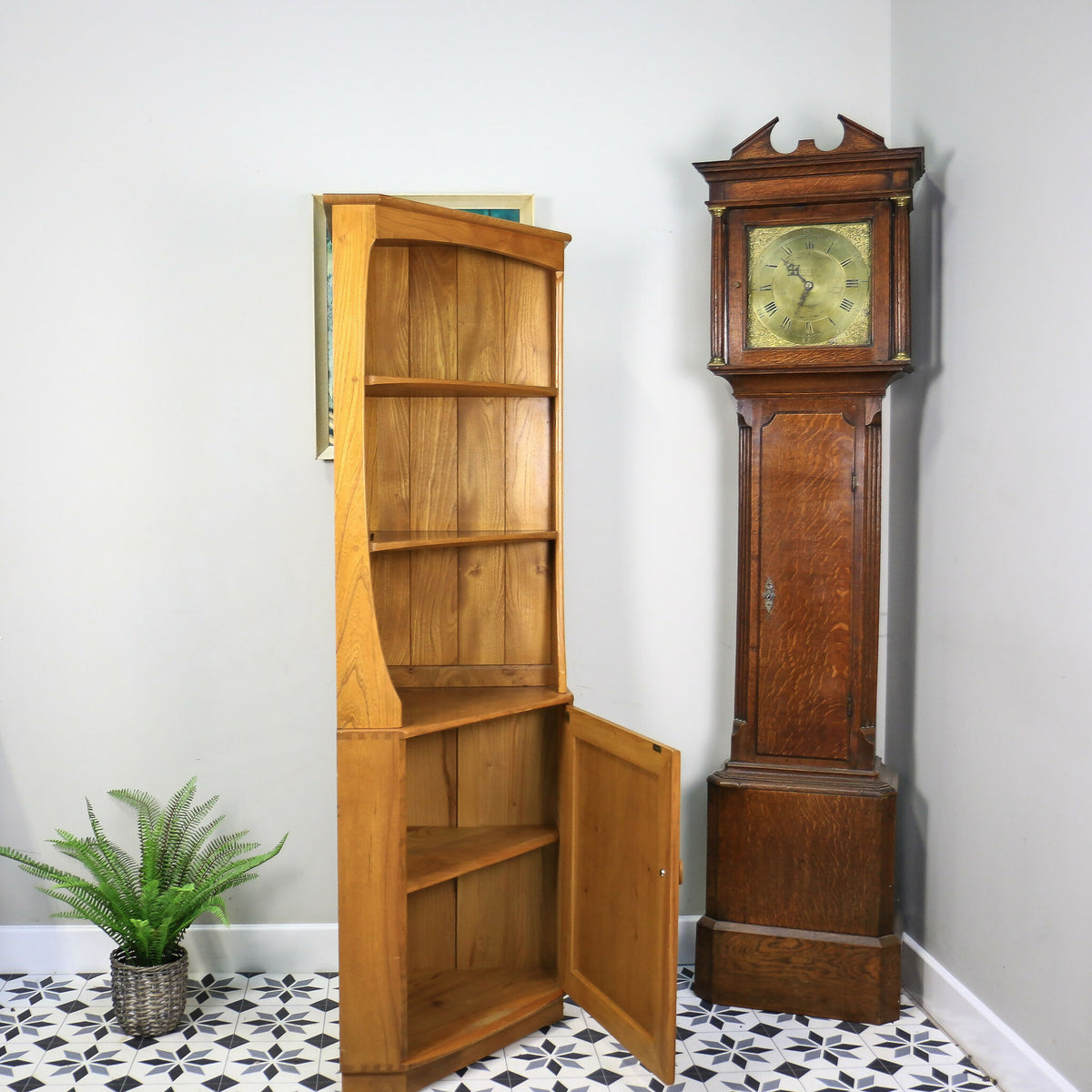 Ercol Windsor Elm Corner Unit Blonde Model 743