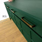 Large Vintage Nathan Sideboard in deep forest Green, mid century drink cabinet, TV stand, media unit