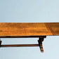 Large Oak Draw Leaf Dining Table Seats 12