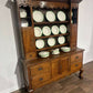 Vintage Oak Dresser With Rack66