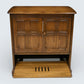 Ercol Mural TV Video Cabinet Golden Dawn Corner Flap Model 839 FREE UK Delivery