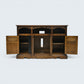 Old Charm Large TV Stand Hi Fi Cabinet Media Unit Unit Light Oak FREE Delivery