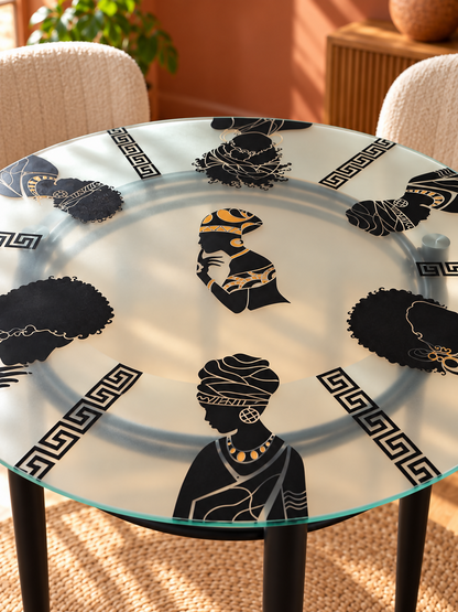 THE AFRICAN ASPECTS UPCYCLED – ONE-OFF FURNITURE ART Who's Head of the Table?