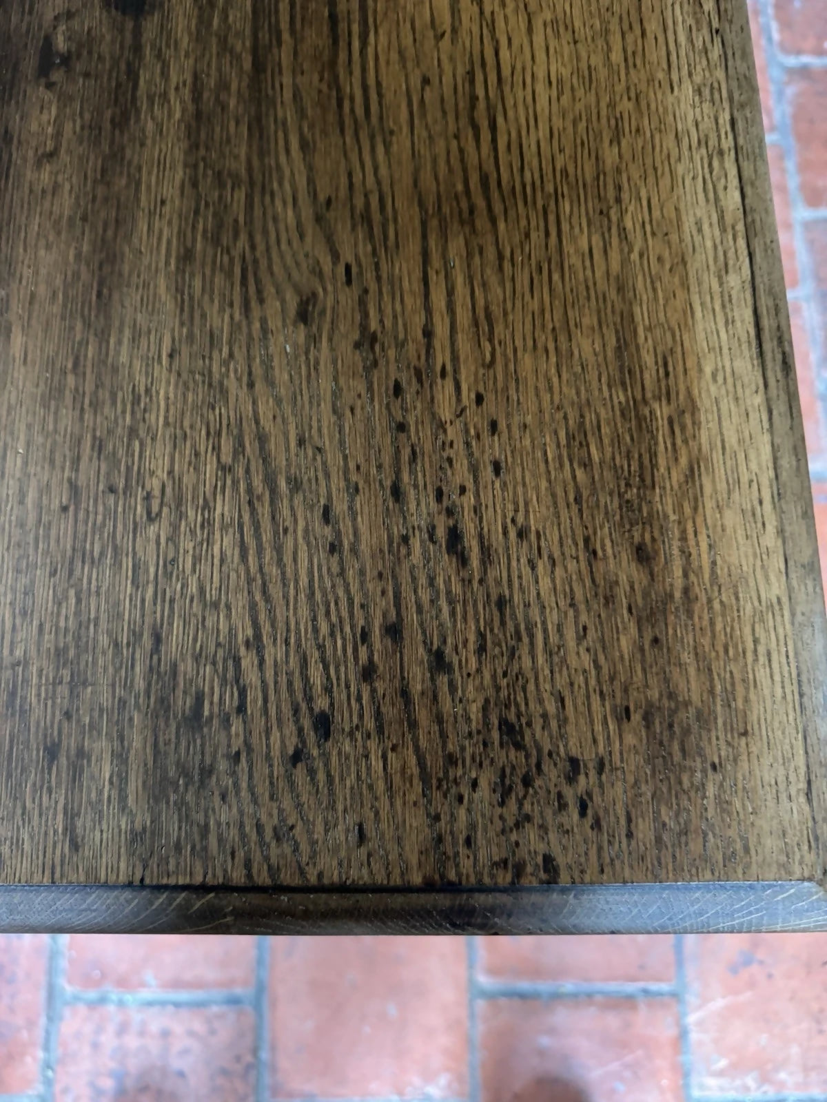 Vintage Oak Bedside Table Chest of Drawers Lowboy