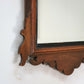 Arts and Crafts Edwardian Fretwork Bevel Edged Mirror Mahogany Frame