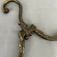 Clothes Hangers Vintage Style Brass Set of Two Ornate Hangers LOT 6432