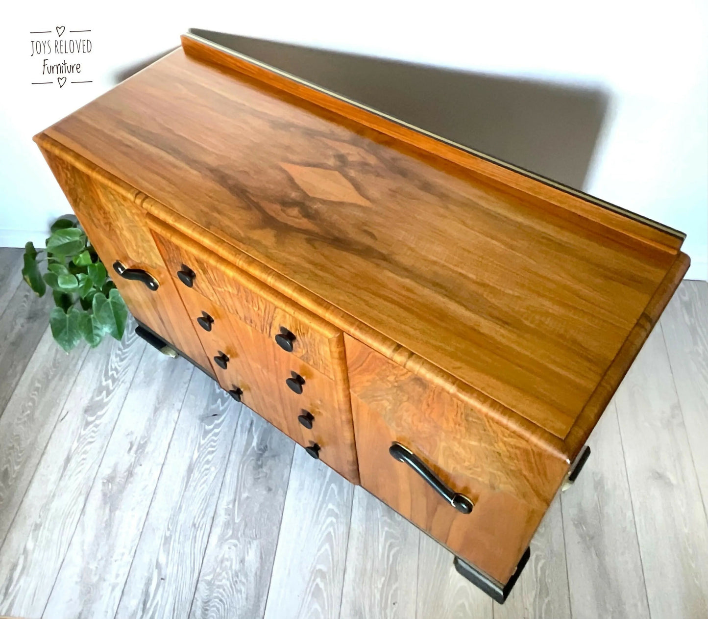 Art Deco Walnut Sideboard