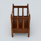 Mahogany/Teak Canterbury Magazine Paper Rack FREE Nationwide Delivery