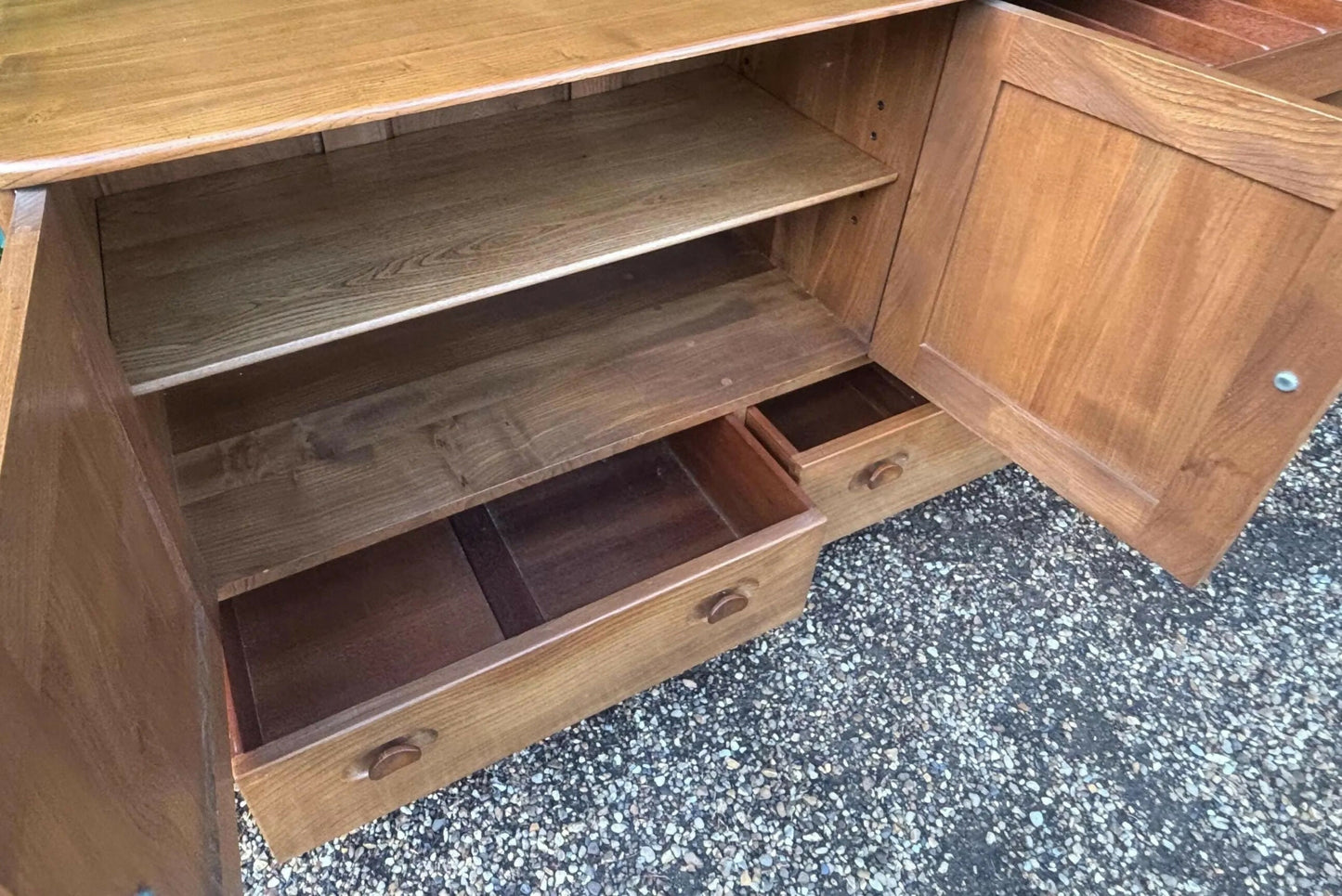 Mid Century Ercol Windsor Elm Sideboard