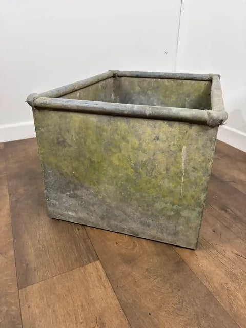 Vintage Galvanised Planter